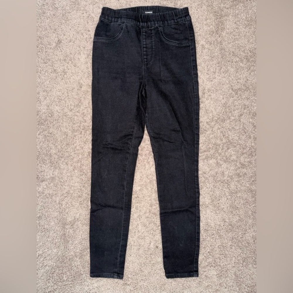 Express Women’s Skinny High Rise Pull On Pants Size Small